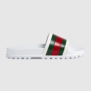GUCCI SLIDES!💚❤️